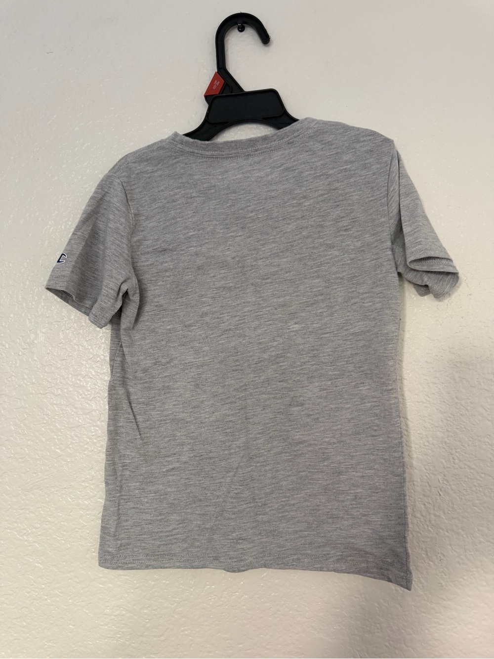 Champion Kids Boys Size 6 Gray Graphic Short Sleeve T-Shirt Crew Neck Heathered - Picture 6 of 9